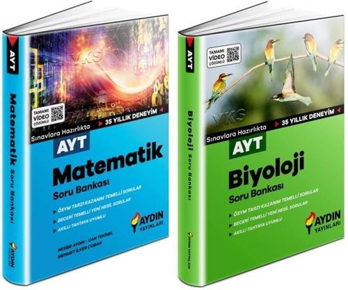Aydın 2024 Ayt Matematik + Biyoloji Soru Seti 2 Kitap