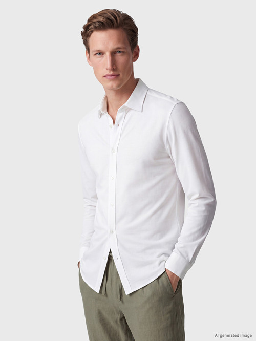 LCW Vision Ekru Regular Fit Erkek Gömlek
