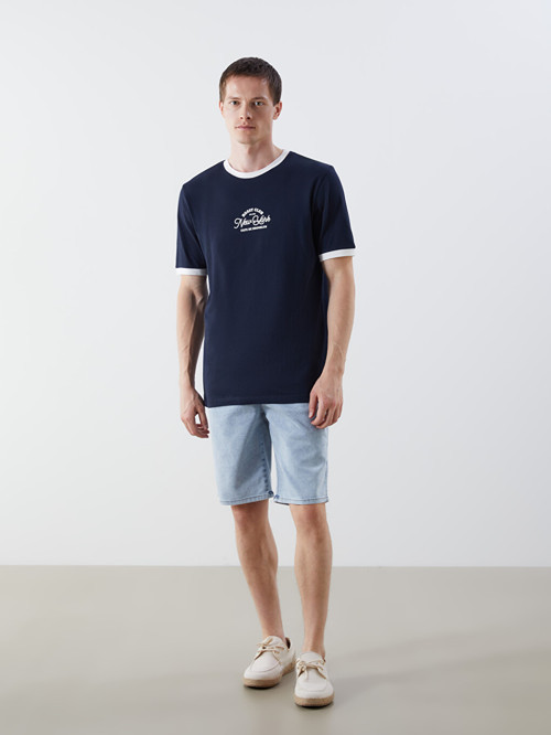 LCW Jeans İndigo Standart Kalıp Erkek Jean Şort