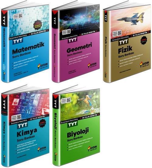 Aydın 2024 Tyt Matematik Geometri Fizik Kimya Biyoloji Soru Seti 5 Kitap