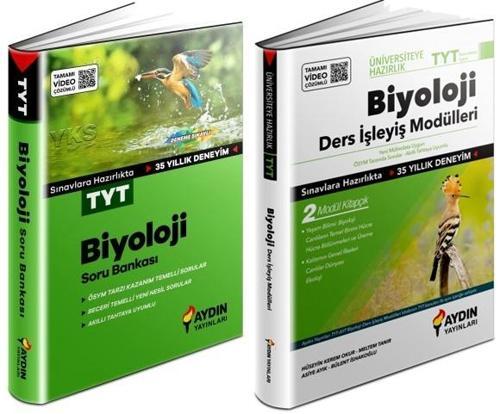 Aydın 2024 Tyt Biyoloji Soru + Ders İşleyiş Seti 2 Kitap