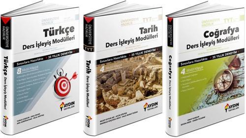 Aydın 2024 Tyt Türkçe + Tarih + Coğrafya Ders İşleyiş Seti 3 Kitap