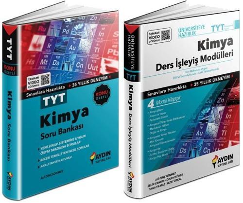 Aydın 2024 Tyt Kimya Konu Özetli Soru + Ders İşleyiş Seti 2 Kitap