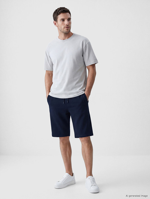 LCWAIKIKI Classic Lacivert Regular Fit Erkek Şort