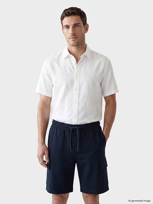 Lcwaikiki Classic Lacivert Regular Fit Erkek Kargo Şort