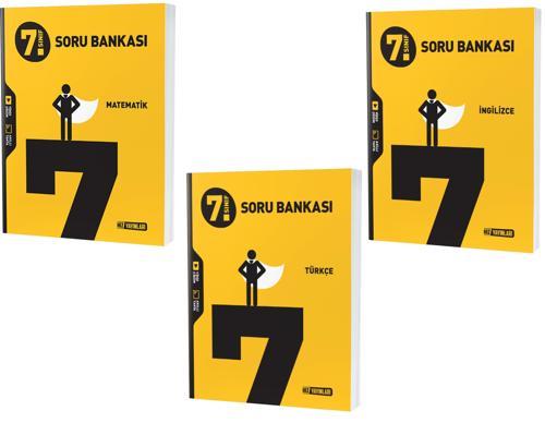 Hız 2024 7. Sınıf Matematik + Türkçe + İngilizce Soru Seti 3 Kitap