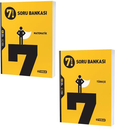Hız 2024 7. Sınıf Matematik + Türkçe Soru Seti 2 Kitap
