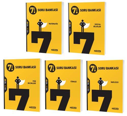 Hız 2024 7. Sınıf Matematik Türkçe Fen Sosyal İngilizce Soru Seti 5 Kitap
