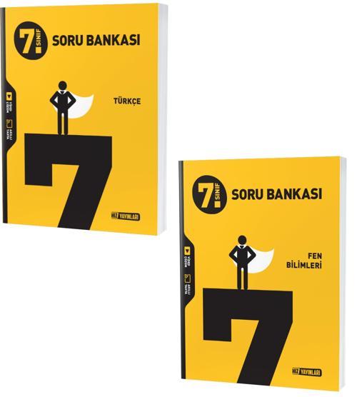 Hız 2024 7. Sınıf Türkçe + Fen Bilimleri Soru Seti 2 Kitap