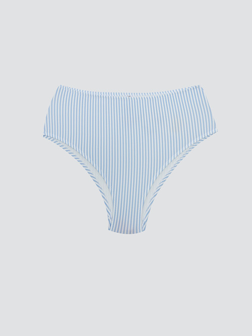 LCW DREAM Mavi Çizgili Kadın Bikini Alt