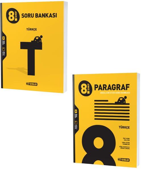 Hız Lgs 2024 8. Sınıf Türkçe + Paragraf Soru Seti 2 Kitap