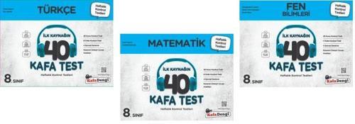 Kafadengi 2024 8. Sınıf Lgs Matematik Türkçe Fen Kafa Test Seti 3 Kitap
