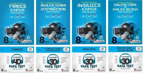 Kafadengi 2024 8. Sınıf Lgs Sözel Kafa Soru + Test Seti 8 Kitap