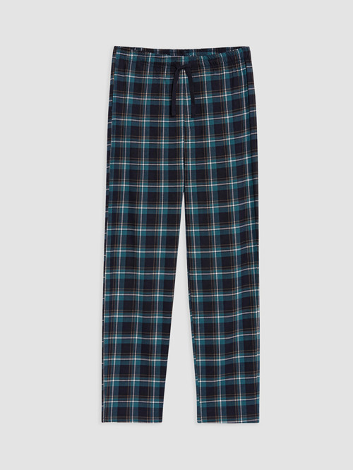 LC WAIKIKI Mavi Regular Fit Ekose Erkek Pijama Altı