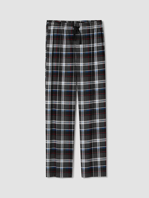 LC WAIKIKI Siyah Regular Fit Ekose Erkek Pijama Altı