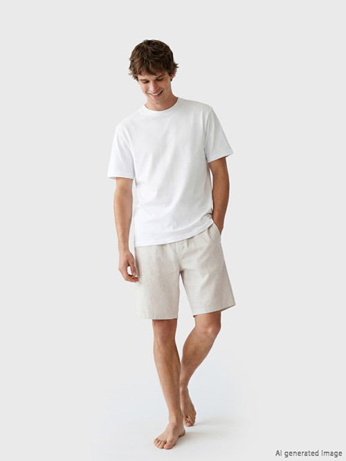LC WAIKIKI Bej Standart Kalıp Erkek Pijama Alt Şort