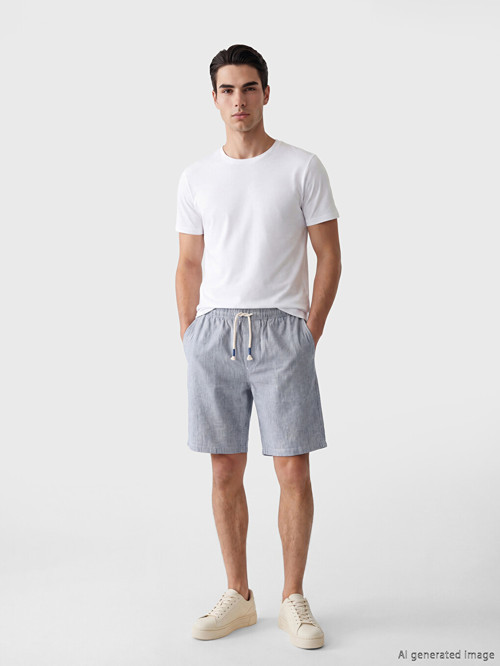 LC WAIKIKI Lacivert Standart Kalıp Erkek Pijama Alt Şort