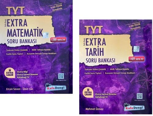 Kafadengi 2024 Tyt Matematik + Tarih Extra Soru Seti 2 Kitap