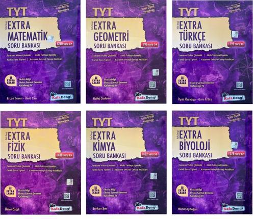 Kafadengi 2024 Tyt Sayısal Extra Soru Bankası Seti 6 Kitap
