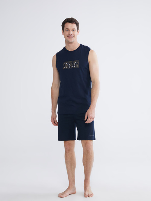 LC WAIKIKI Gri Slim Fit Erkek Pijama Alt Şort