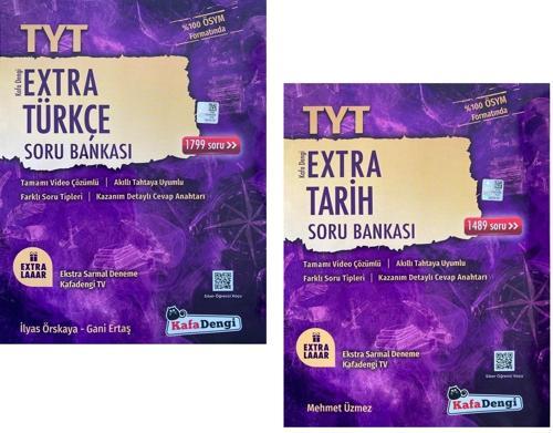 Kafadengi 2024 Tyt Türkçe + Tarih Extra Soru Seti 2 Kitap