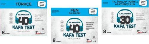 Kafadengi 2024 8. Sınıf Lgs Fen + Türkçe + İnkılap Kafa Test Seti 3 Kitap