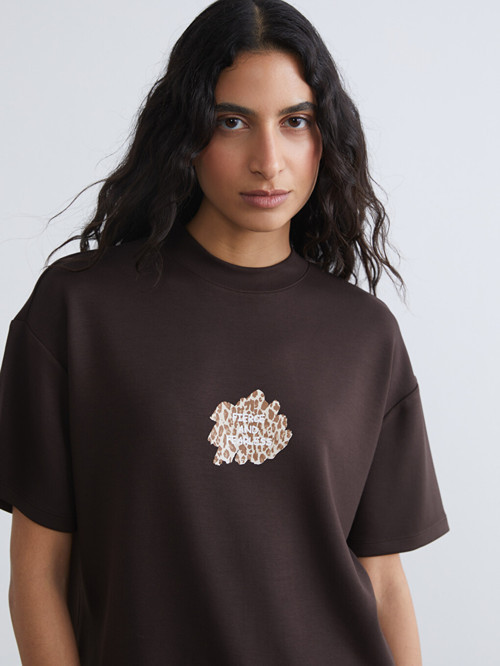 LCW Modest Kahverengi Tişört