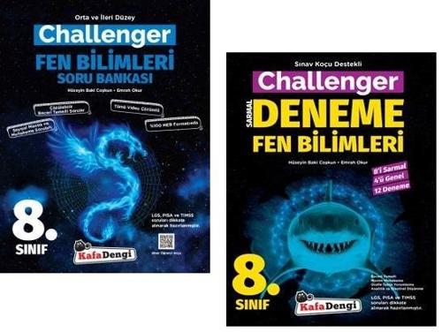 Kafadengi 2024 8. Sınıf Lgs Fen Bilimleri Challenger Soru + Deneme 2 Kitap