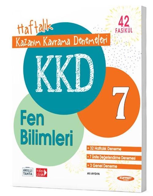 Kurmay 2024 7. Sınıf Fen Bilimleri Kazanım Kavrama Denemeleri 42 Fasikül