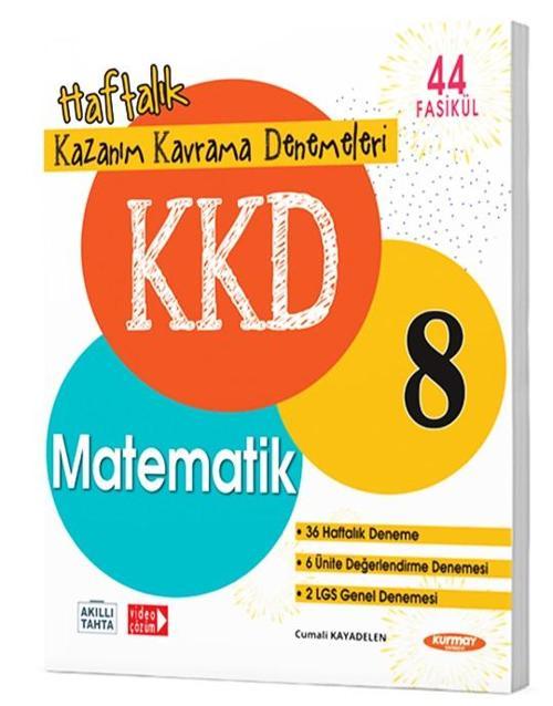 Kurmay 2024 8. Sınıf Matematik Kazanım Kavrama Denemeleri 44 Fasikül
