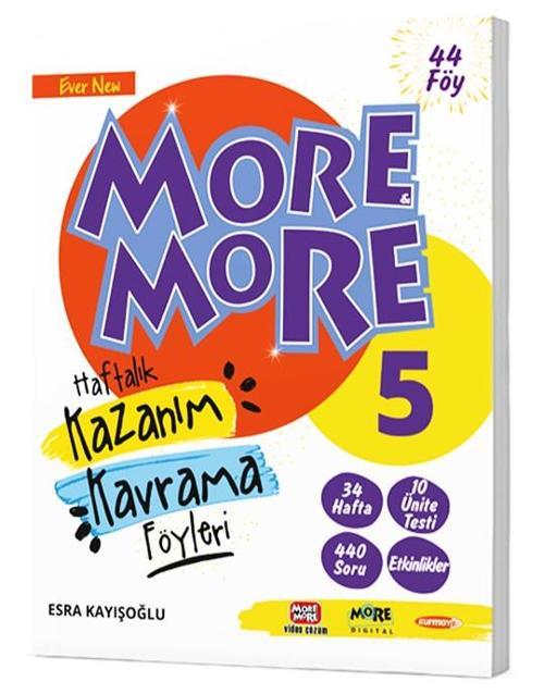 More & More 2024 5. Sınıf Kazanım Kavrama Föyleri