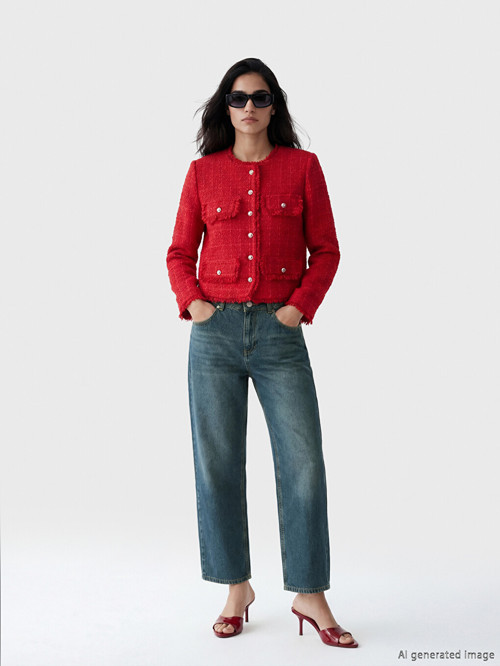 LCW Jeans İndigo Wideleg Kadın Jean Pantolon