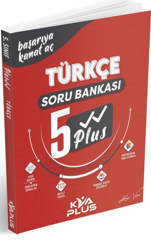 Kva 2024 5. Sınıf Türkçe Plus Serisi Soru Bankası