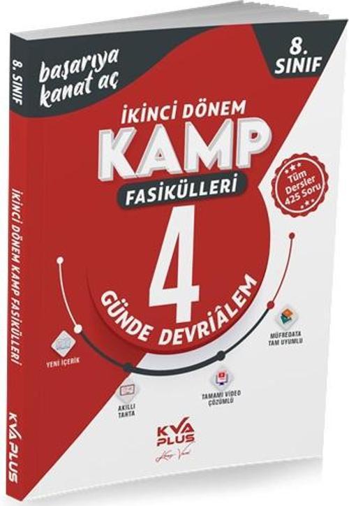Kva 2024 8. Sınıf Tüm Dersler İkinci Dönem Kamp Fasikülleri