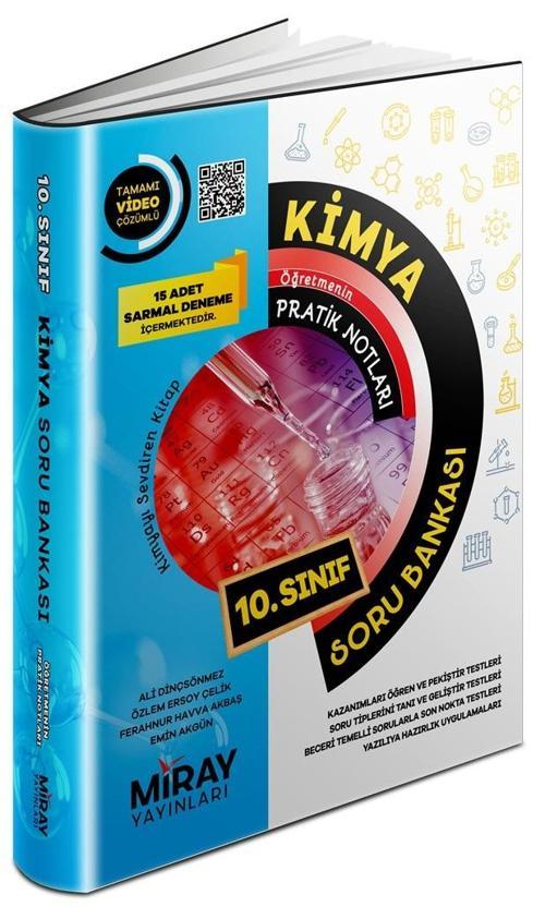 Miray 2024 10. Sınıf Kimya Konu Özetli Soru Bankası