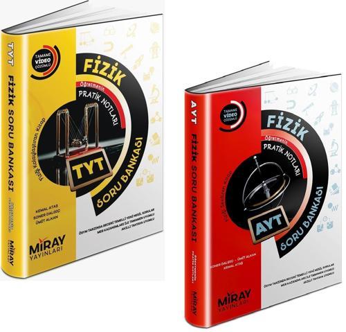 Miray 2024 Tyt Ayt Fizik Soru Bankası Seti 2 Kitap