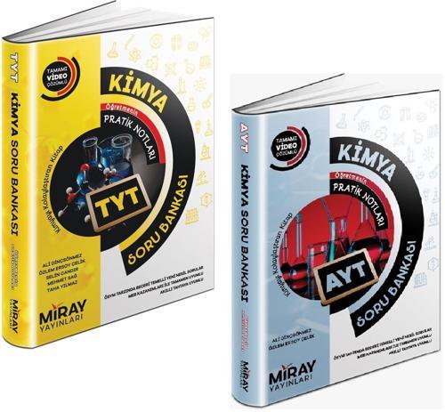 Miray 2024 Tyt Ayt Kimya Soru Bankası Seti 2 Kitap
