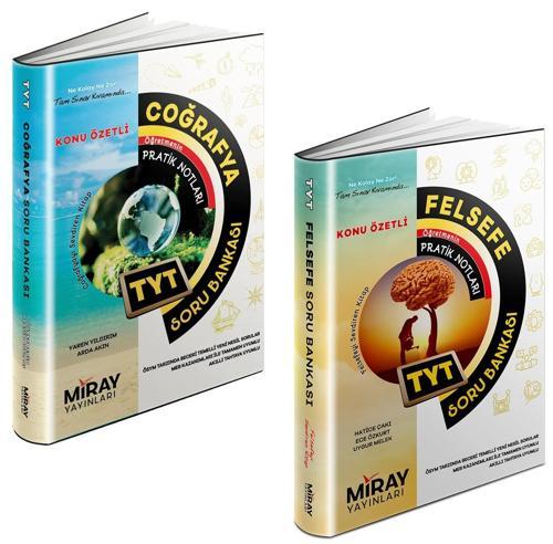 Miray 2024 Tyt Coğrafya + Felsefe Soru Bankası Seti 2 Kitap