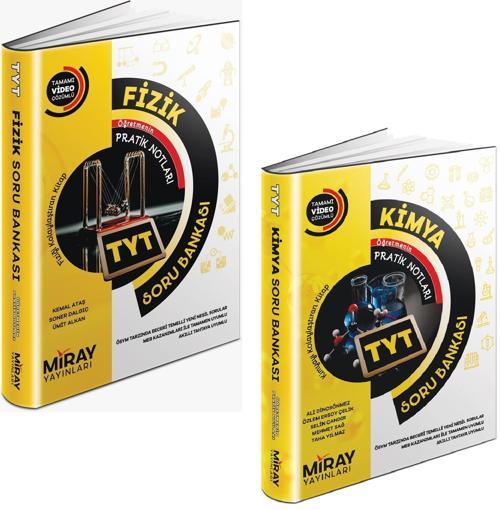 Miray 2024 Tyt Fizik + Kimya Soru Bankası Seti 2 Kitap