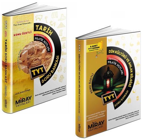 Miray 2024 Tyt Tarih + Din Kültürü Soru Bankası Seti 2 Kitap
