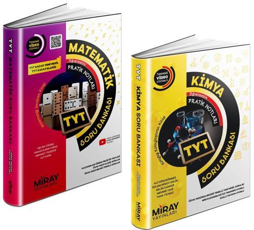 Miray 2024 Tyt Matematik + Kimya Soru Bankası Seti 2 Kitap