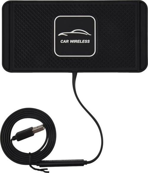 Tüm Araçlara Uyumlu 15W Kablosuz Şarj Pedi Araç İçi Kablosuz Şarj Araç Şarjı Masaüstü Şarj Ped