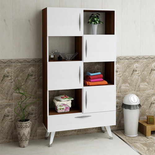 Herman Banyo Dolabı Hr03 Ceviz - Beyaz