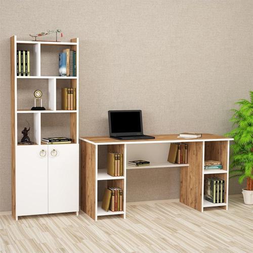 Avel - Twins Mayra 145 Cm Çalışma Masası Takımı Avtm02 Atlantikçam - Beyaz