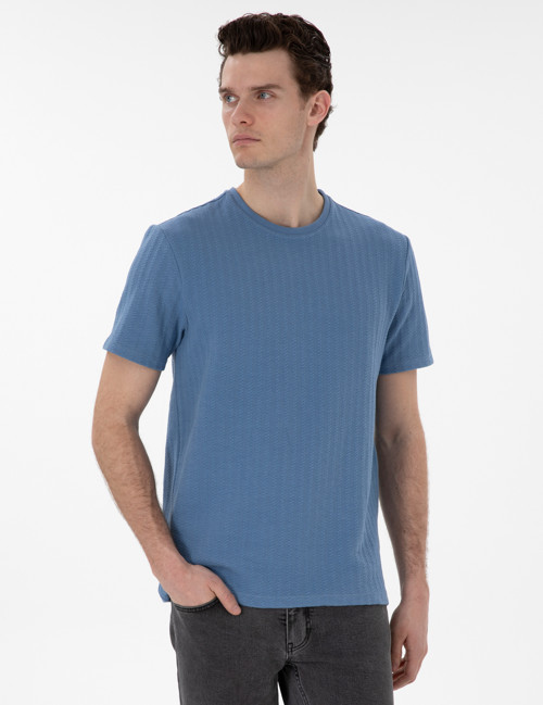 Mavi Regular Fit Bisiklet Yaka Tişört 50302581-VR036