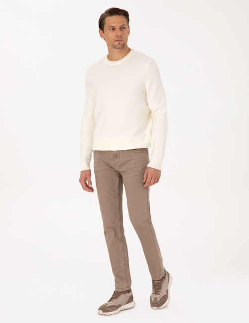 Bej Slim Fit Jean Pantolon 50315264-VR011
