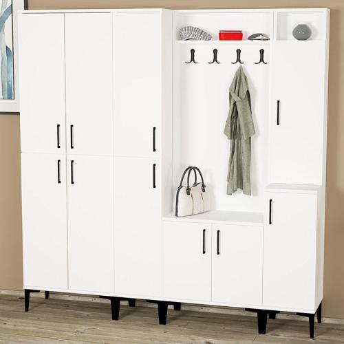 Rose - 1 - 2 - 3 - 4 Portmanto Vestiyer Ayakkabılık