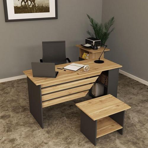 Steen - 1 - 2 - 3 Ofis Büro Masası Takımı Kobe - Antrasit