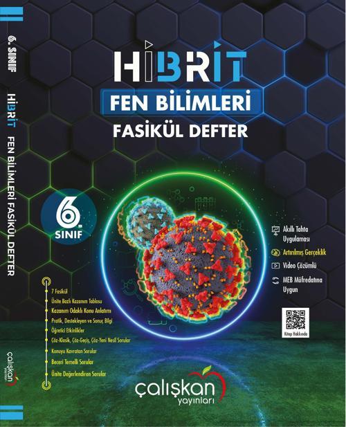 Çalışkan 6. Sınıf Fen Bilimleri Hibrit Fasikül Defter 2023