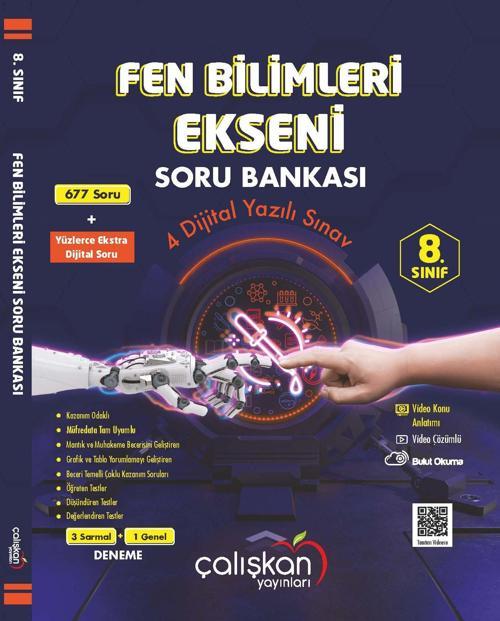 Çalışkan 8. Sınıf Lgs Fen Bilimleri Ekseni Soru Bankası 2023